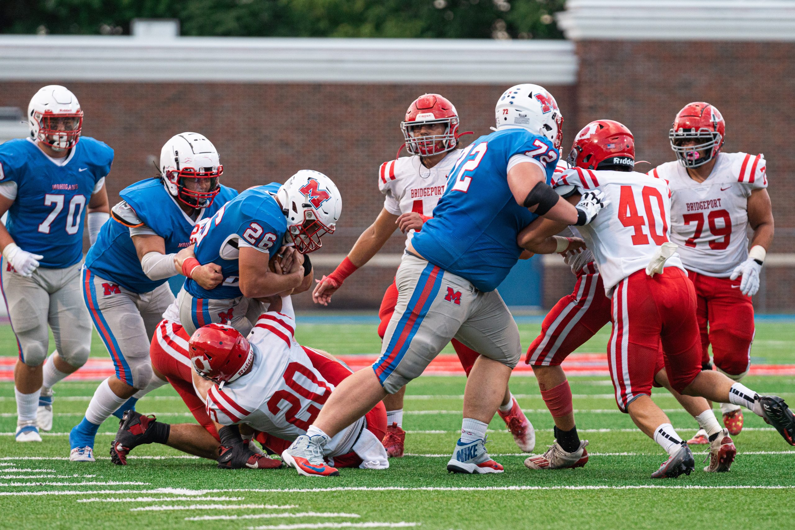 Morgantown erupts in second half to knock off Hedgesville 49-21